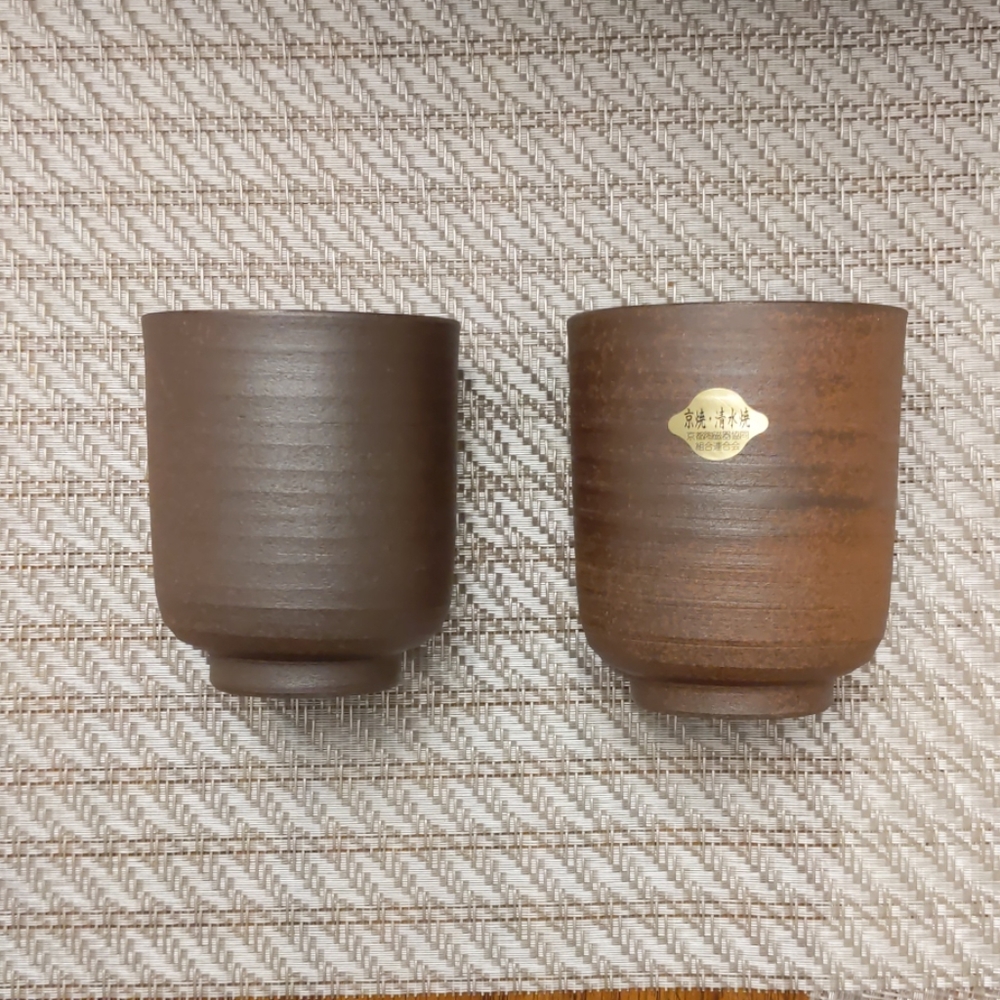 Japanese tea cups kiyomizuyaki